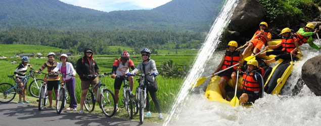 bali rafting and cycling