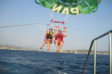 water sports parasailing